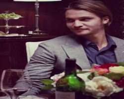 Luke Grimes consuming alcohol
